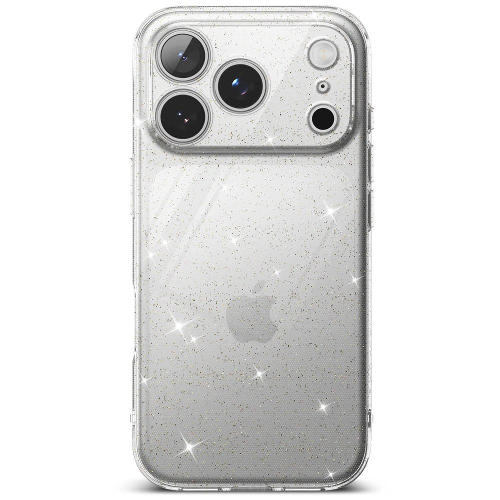 Ringke iPhone 17 Pro - Air Λεπτή Θήκη Σιλικόνης - Glitter / Clear