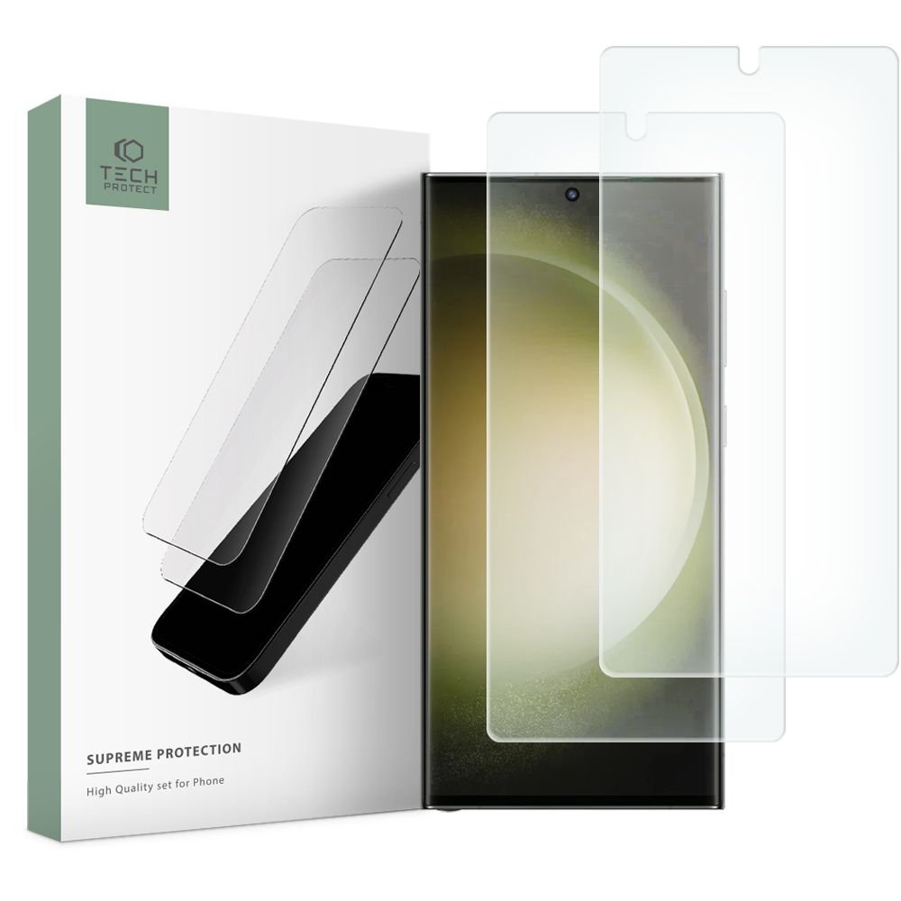 Tech - Protect Samsung Galaxy S23 Ultra Supreme Hydrogel Film Προστατευτική Μεμβράνη Οθόνης - 2 Τεμάχια - Διάφανο