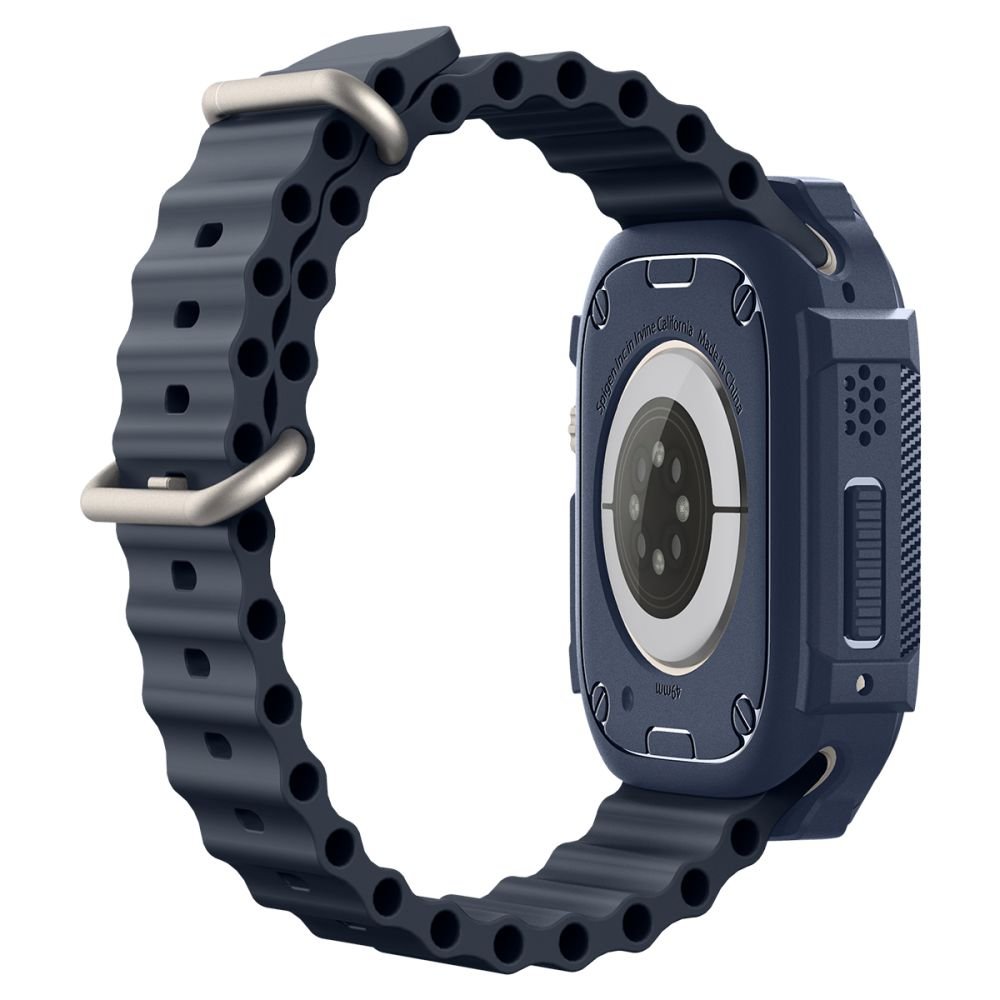 Spigen Θήκη Apple Watch Ultra (1/2/3) - 49mm Rugged Armor - Navy Blue