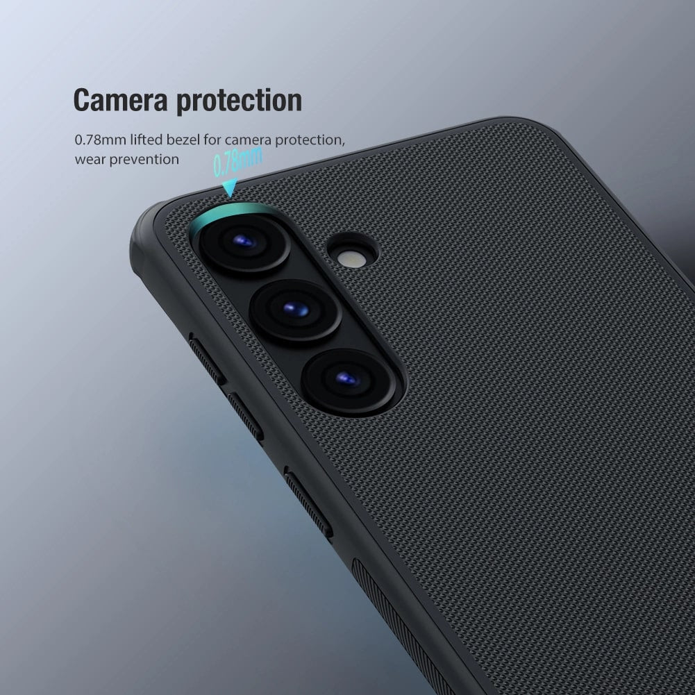 Nillkin Samsung Galaxy S24 Super Frosted Shield Pro Σκληρή Θήκη με Πλαίσιο Σιλικόνης - Black
