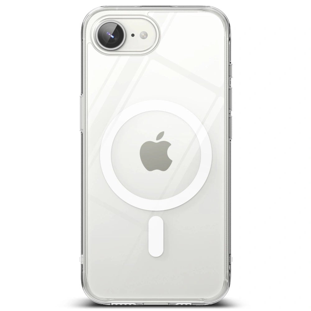 Ringke iPhone 16e Fusion Σκληρή Θήκη με Πλαίσιο Σιλικόνης και MagSafe - Διάφανη