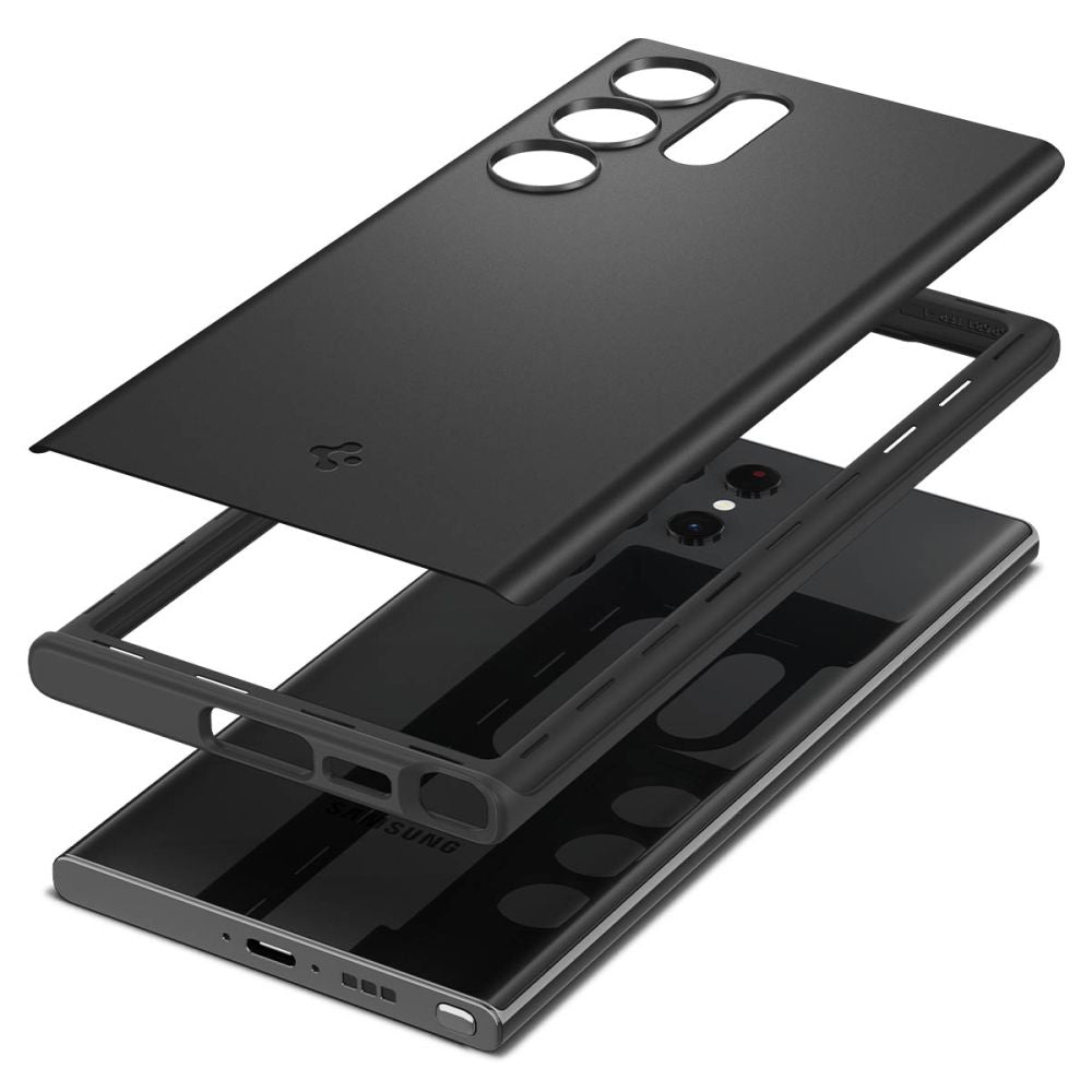 Spigen Samsung Galaxy S23 Ultra Thin Fit Σκληρή Θήκη - Black