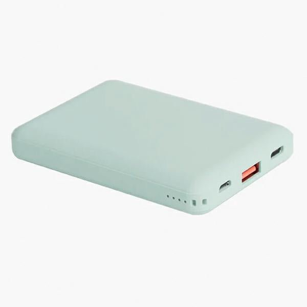 Uniq Fuele Mini PowerBank 8000mAh 18W με Καλώδιο UBS to Type - C - Green