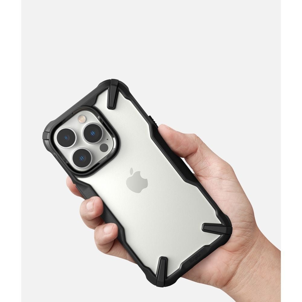 Ringke iPhone 14 Pro Max Fusion X Σκληρή Θήκη με Πλαίσιο Σιλικόνης - Black - Διάφανη