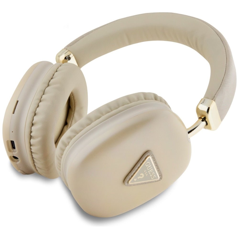 Guess Over - Ear Metallic Triangle Logo - Ασύρματα Bluetooth Ακουστικά - Gold