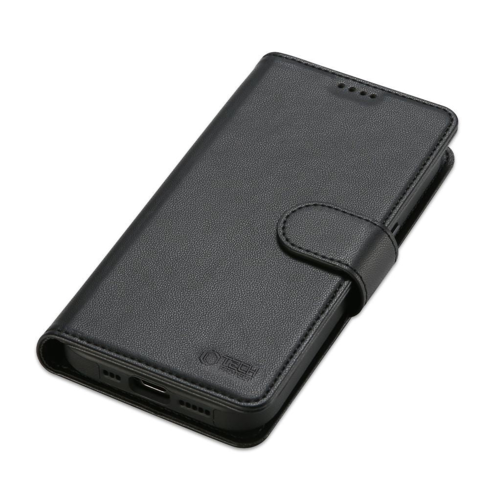 Tech - Protect iPhone 16 Θήκη Πορτοφόλι Stand από Δερματίνη με Αποσπώμενη θήκη MagSafe - Black