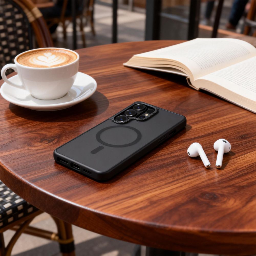 Tech - Protect Samsung Galaxy S26 Ultra - Σκληρή Θήκη με Πλαίσιο Σιλικόνης και MagSafe - MagCam - Matte Black