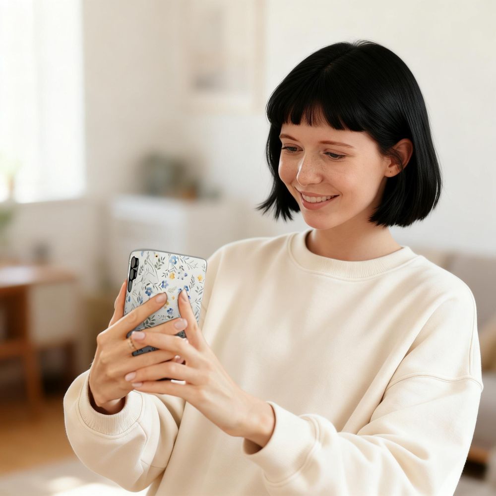 Tech - Protect Samsung Galaxy A57 5G - Θήκη Πορτοφόλι Stand από Δερματίνη - Wallet - Spring Flowers