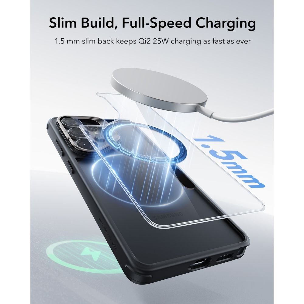 ESR Samsung Galaxy S26 Ultra - Σκληρή Θήκη με Πλαίσιο Σιλικόνης και MagSafe - Classic Hybrid Kickstand MagSafe - Clear / Black