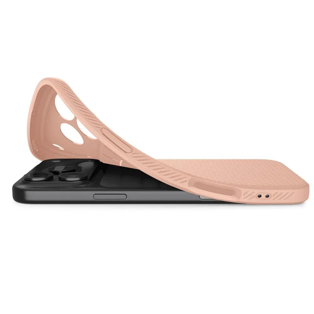 Spigen iPhone 17 Pro Max - Liquid Air - Θήκη Σιλικόνης - Rose Titanium