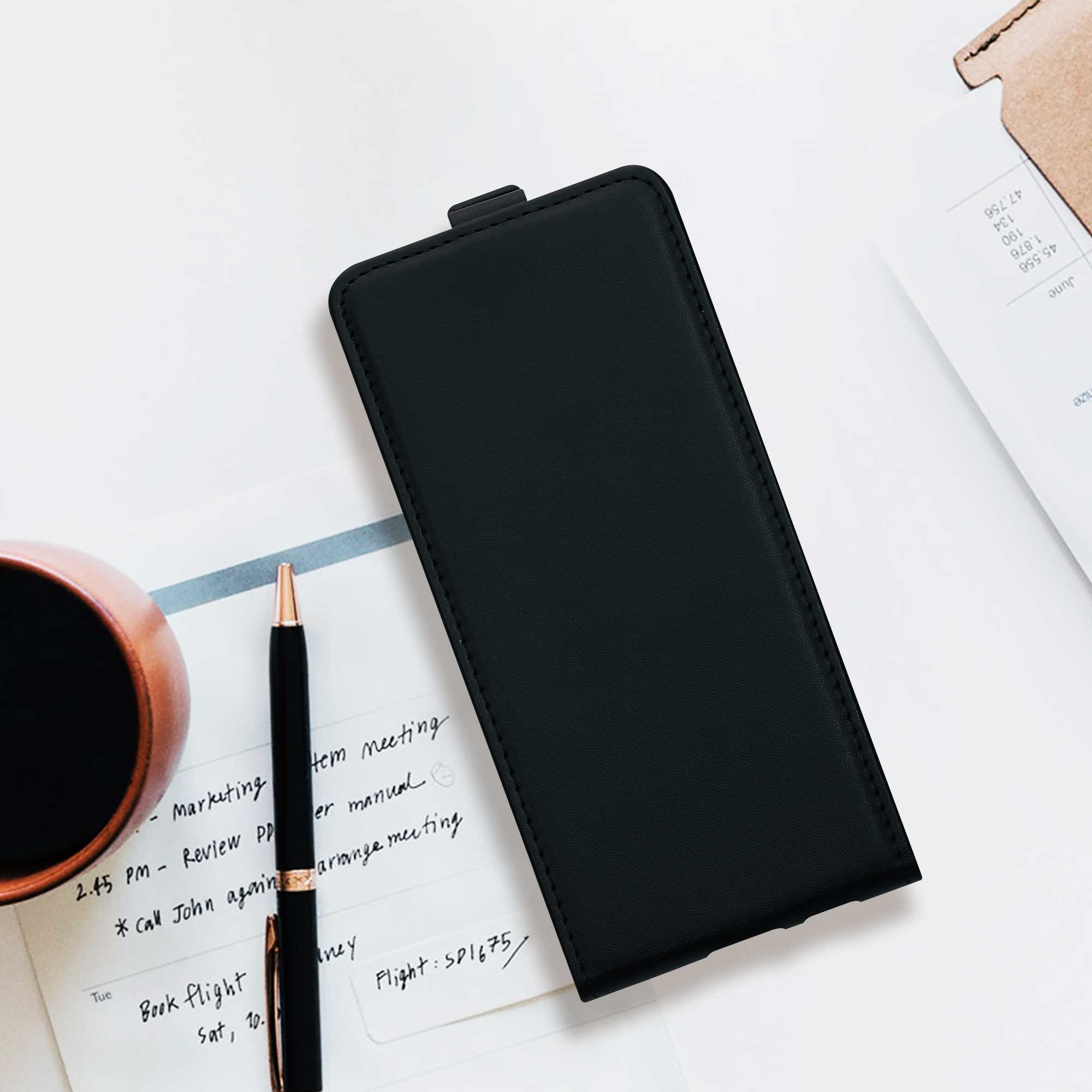 KW Samsung Galaxy A53 5G Θήκη Δερματίνη Flip - Black - 58619.01