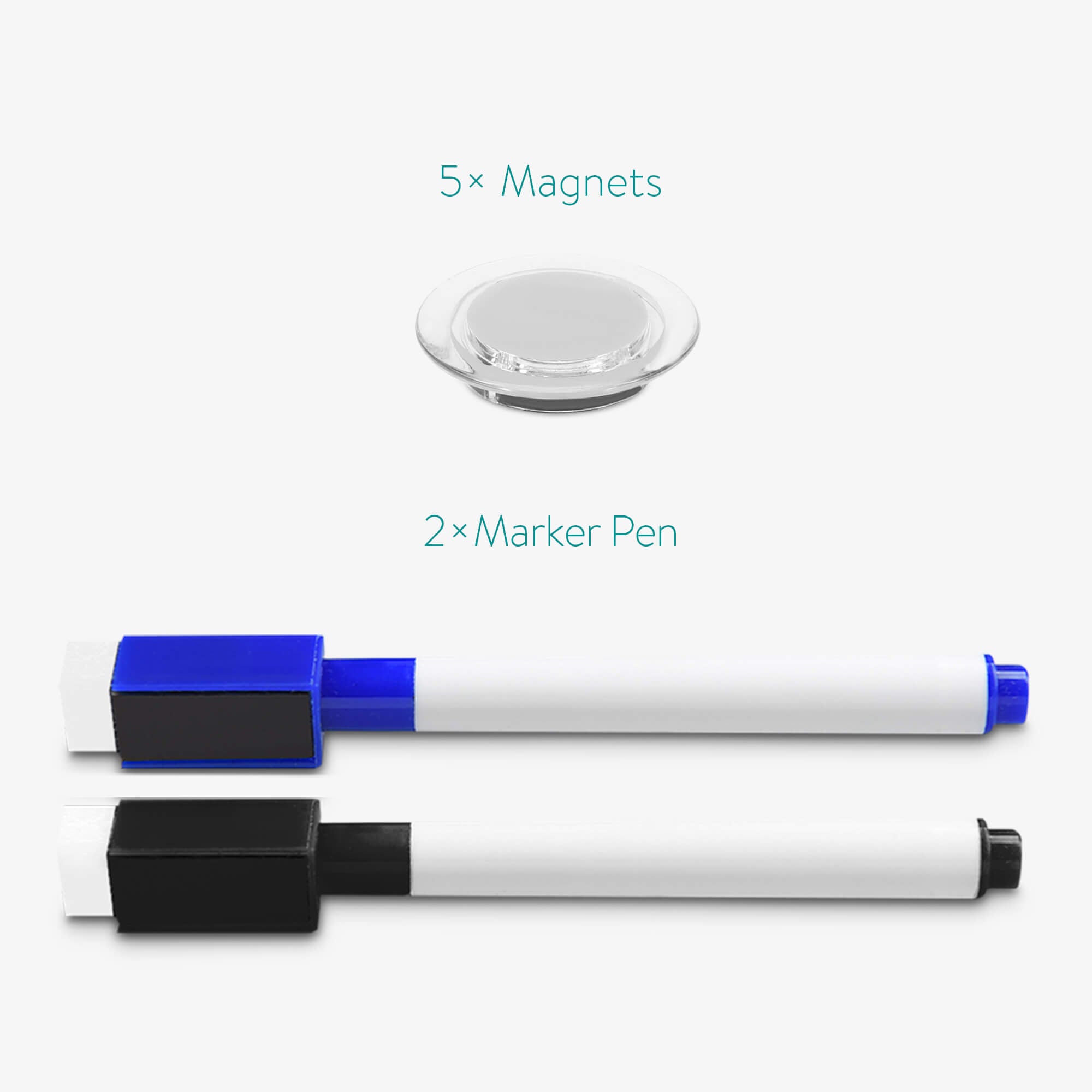 Navaris Μαγνητικός Πίνακας Εβδομαδιαίου Χρονοδιαγράμματος - 91 x 61 cm - White - 53630.01