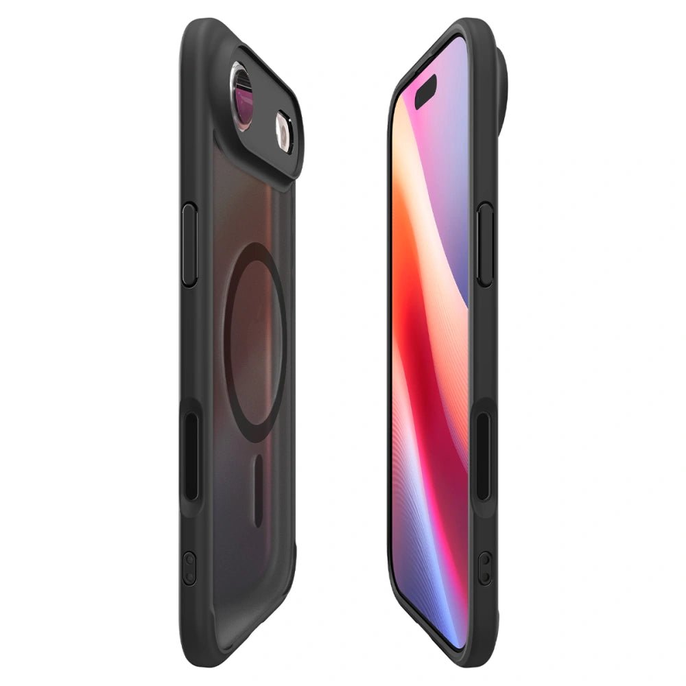 Spigen iPhone Air - Ultra Hybrid Mag - Σκληρή Θήκη με Πλαίσιο Σιλικόνης Και MagSafe - Frost Black