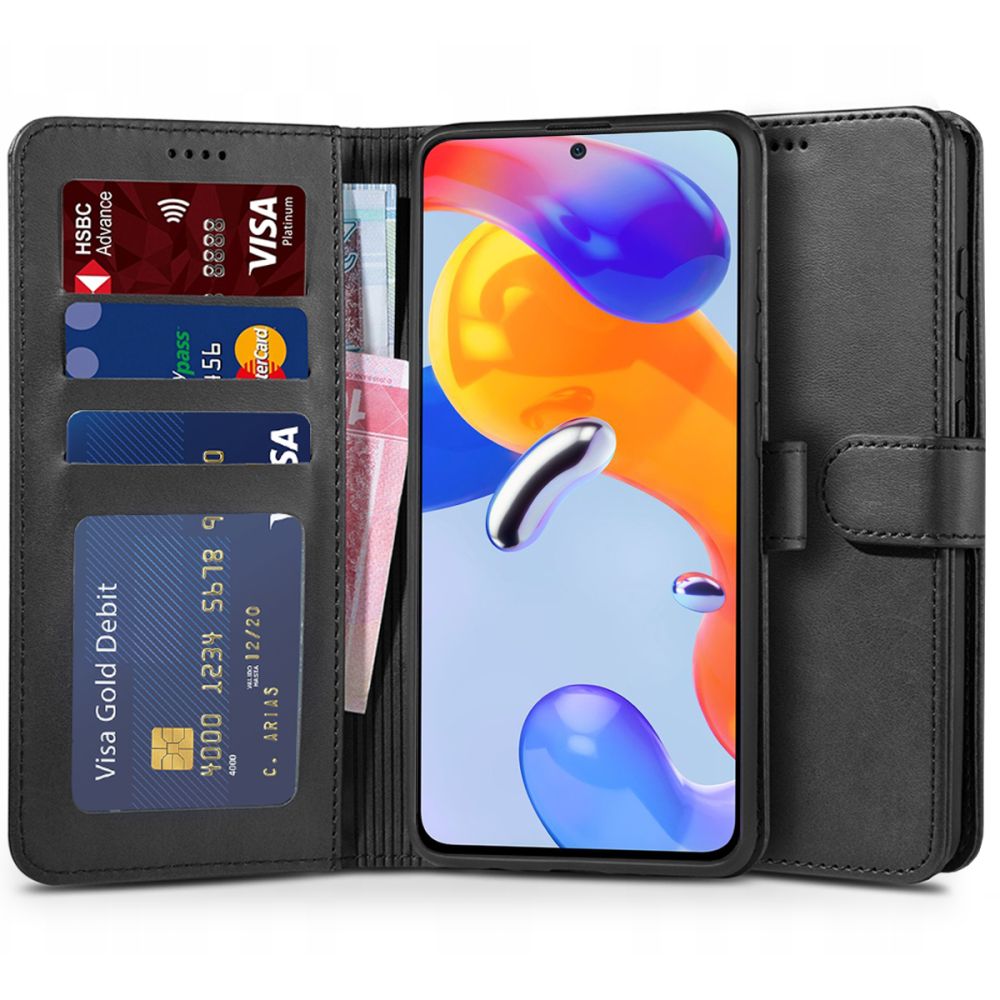 Tech - Protect Xiaomi Poco M4 Pro 5G / Redmi Note 11S 5G Θήκη Πορτοφόλι Stand από Δερματίνη - Black