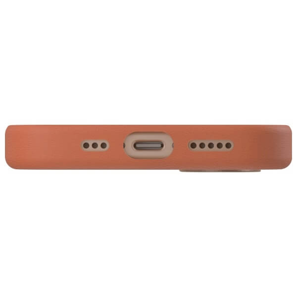 Uniq iPhone 16 Pro Max - Lyden MagClick - Σκληρή Θήκη με Επένδυση Συνθετικού Δέρματος και MagSafe - Terracotta