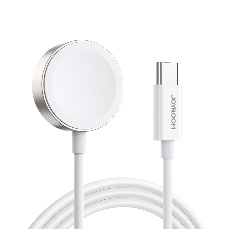 Joyroom Καλώδιο Type - C με Μαγνητική Βάση Φόρτισης για Apple Watch - 1.2m - White - S - IW004