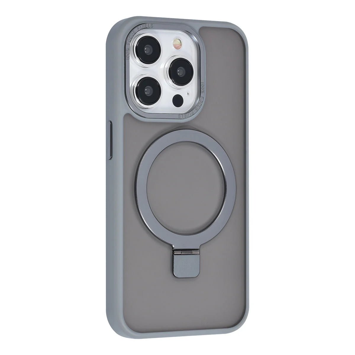 Tuniq iPhone 15 Pro - MagSafe Σκληρή Θήκη με Δαχτυλίδι Συγκράτησης - Grey