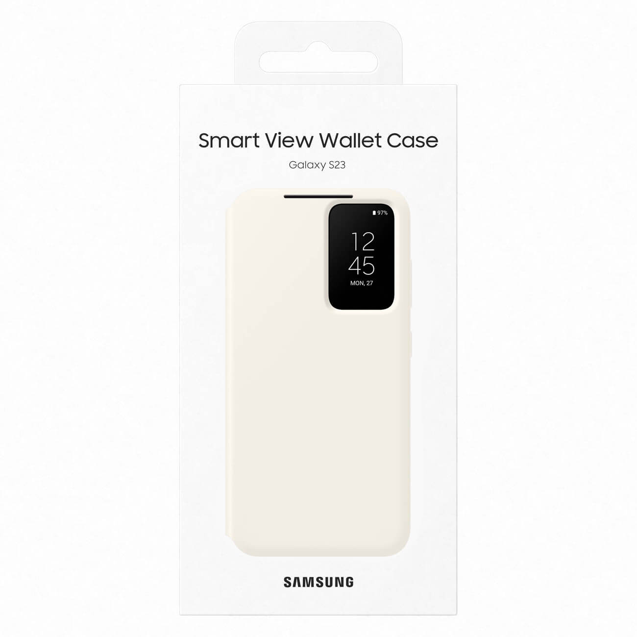 Samsung Smart View Cover Samsung Galaxy S23 Θήκη Πορτοφόλι - Cream - EF - ZS911CUEGWW