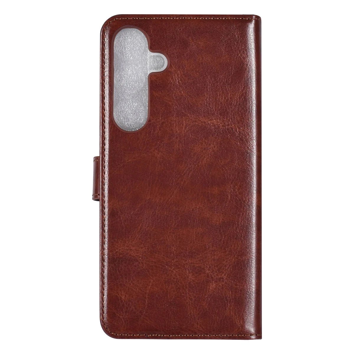 Tuniq Samsung Galaxy S24 Plus - Θήκη Πορτοφόλι Stand από Δερματίνη - Brown