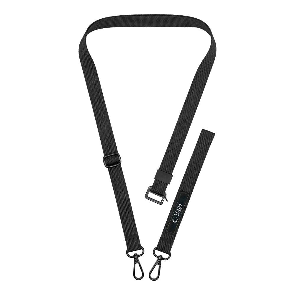 Tech - Protect C6S Rope CrossBody Strap - Universal Λουράκι για Θήκη Κινητού - Black