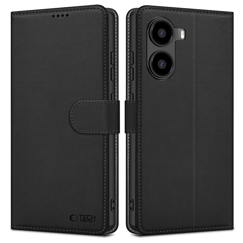 Tech - Protect Xiaomi Poco X7 Pro 5G Θήκη Πορτοφόλι Stand από Δερματίνη - Black