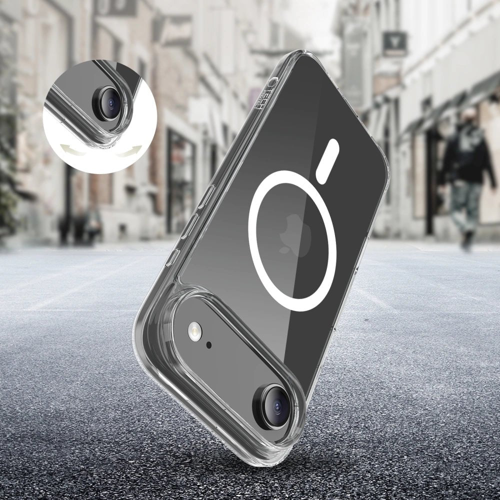 Tech - Protect iPhone Air - Flexair Hybrid MagSafe - Σκληρή Θήκη με Πλαίσιο Σιλικόνης και MagSafe - Διάφανη