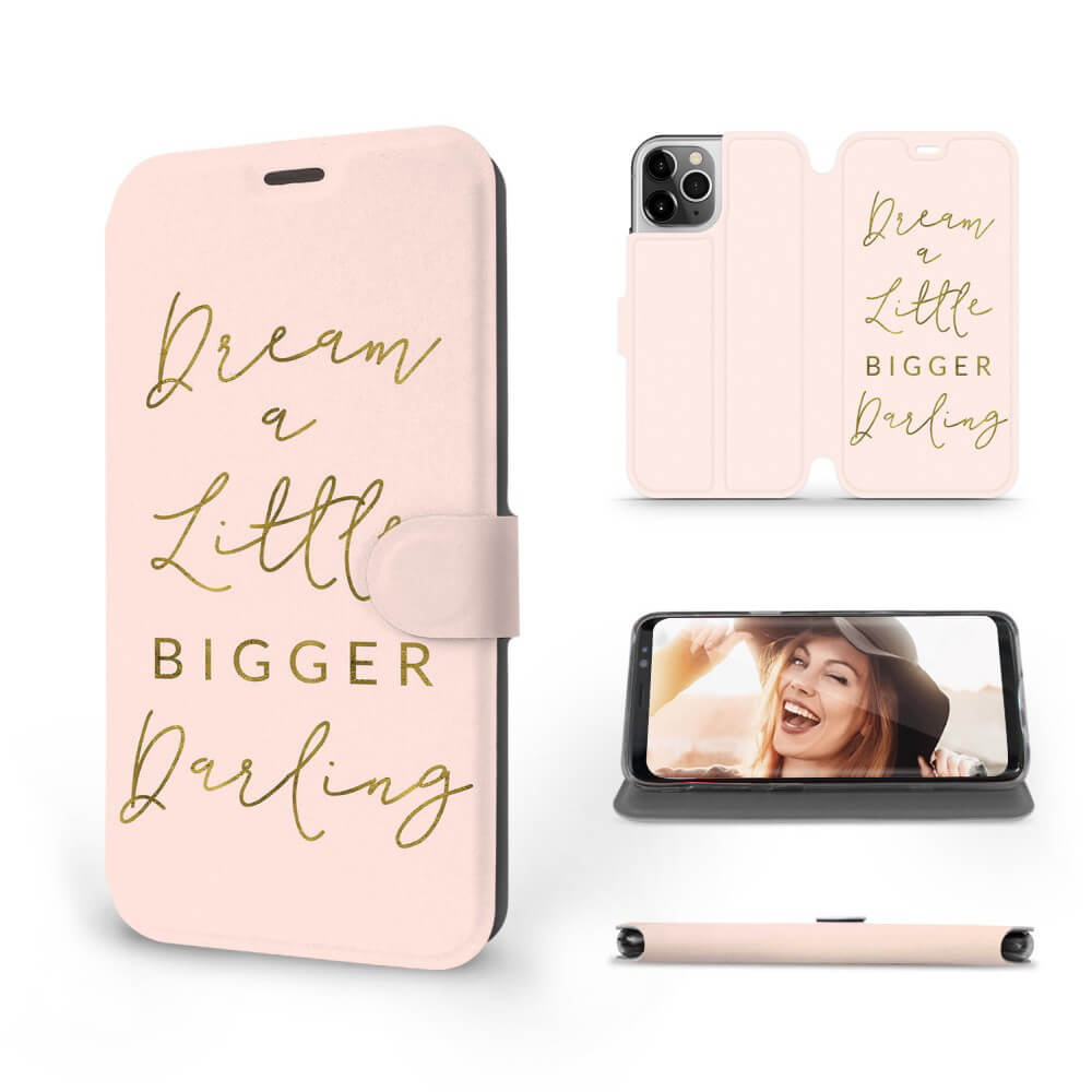 Mobiwear iPhone 12 Pro Θήκη Βιβλίο Slim Flip - Design Pink Dream - M014S