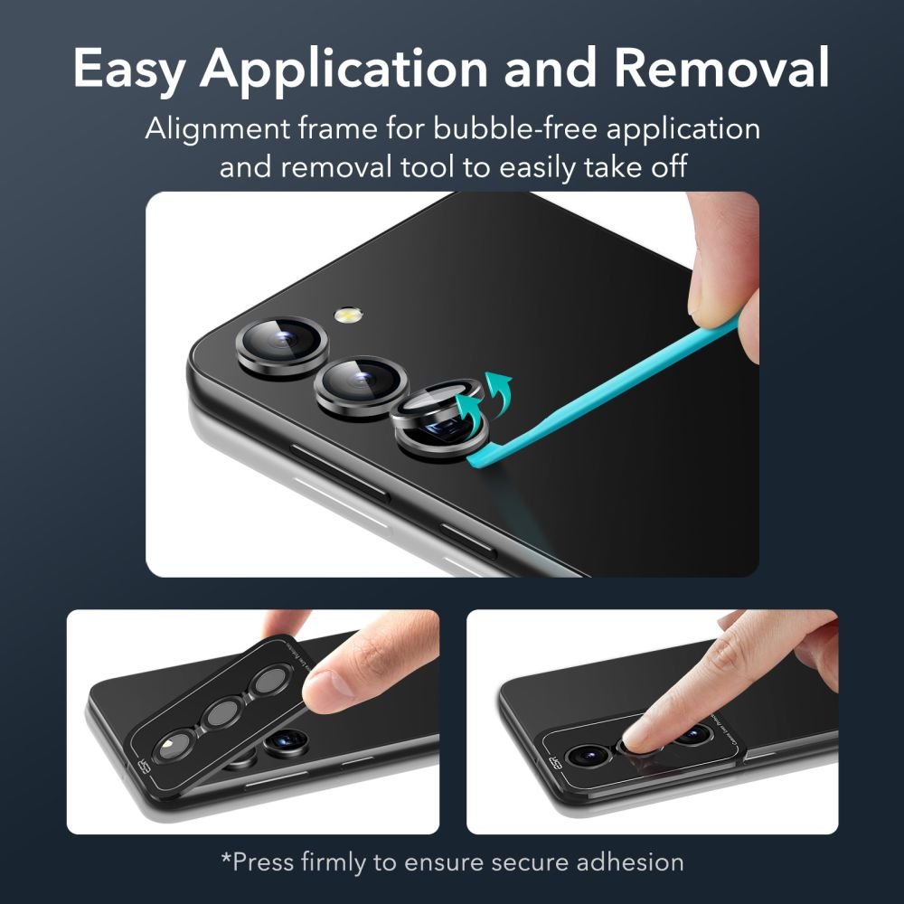 ESR Samsung Galaxy S23 / S23+ Camera Lens 9H Αντιχαρακτικό Γυαλί για την Κάμερα - Black