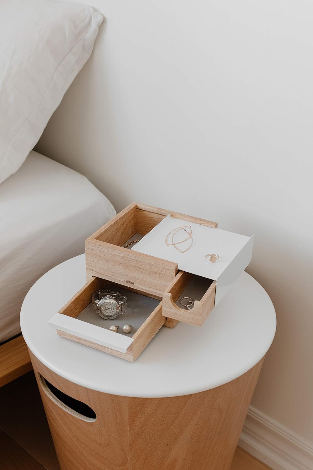 Umbra Stowit Mini Ξύλινο Κουτί Αποθήκευσης Κοσμημάτων - Natural