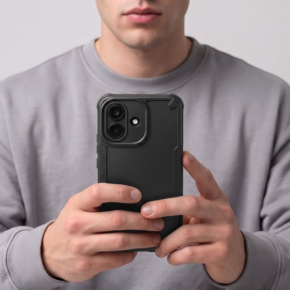 Tech-Protect Xiaomi Redmi Note 17 Pro 5G - Σκληρή Θήκη με Πλαίσιο Σιλικόνης - Rugged Shield - Matte Black