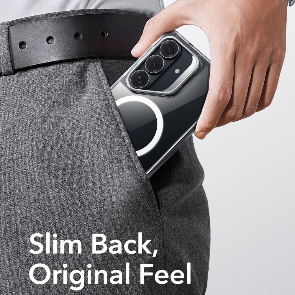 ESR Samsung Galaxy S26 - Σκληρή Θήκη με Πλαίσιο Σιλικόνης και MagSafe - Classic Hybrid Kickstand MagSafe - Clear