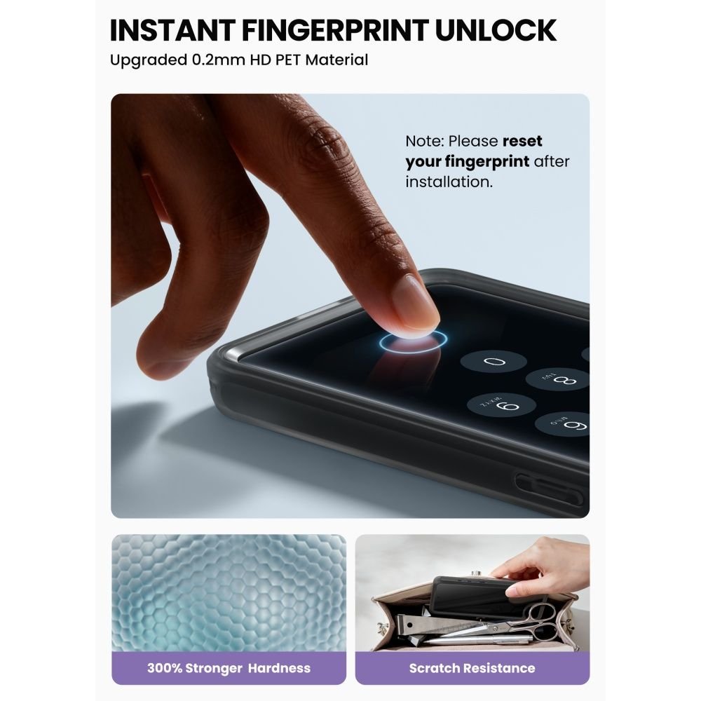 Supcase Samsung Galaxy S26 Ultra - Σκληρή Magsafe Θήκη με Προστασία Οθόνης και Stand - Cosmo Mag - Frost Black