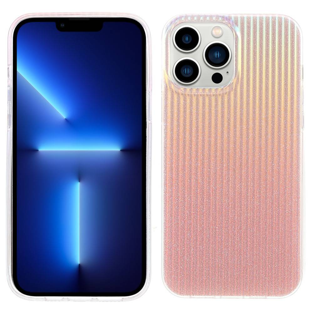 Kingxbar iPhone 13 Pro Travel Series Σκληρή Θήκη με Πλαίσιο Σιλικόνης - Sunset - Multicolor