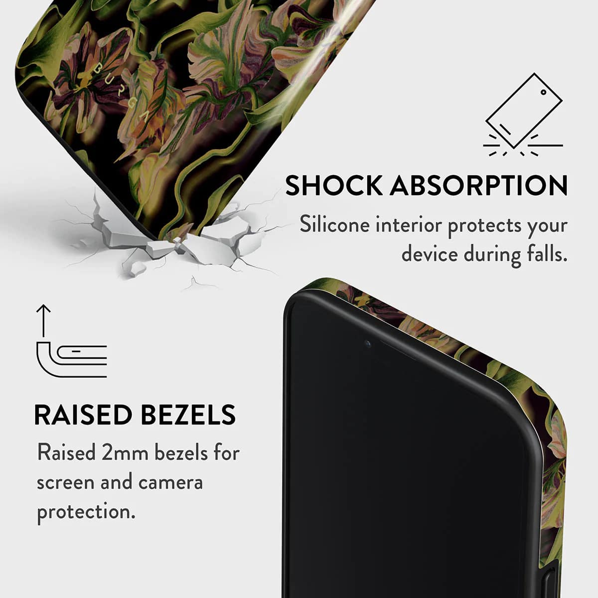 Burga iPhone 13 Pro Fashion Tough Σκληρή Θήκη - Subtropical
