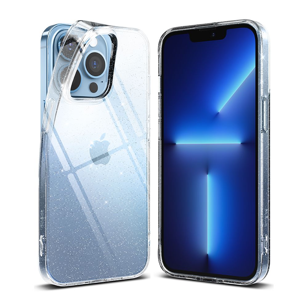 Ringke iPhone 13 Pro Air Ultra - Thin TPU Case Λεπτή Θήκη Σιλικόνης - Glitter - Διάφανη