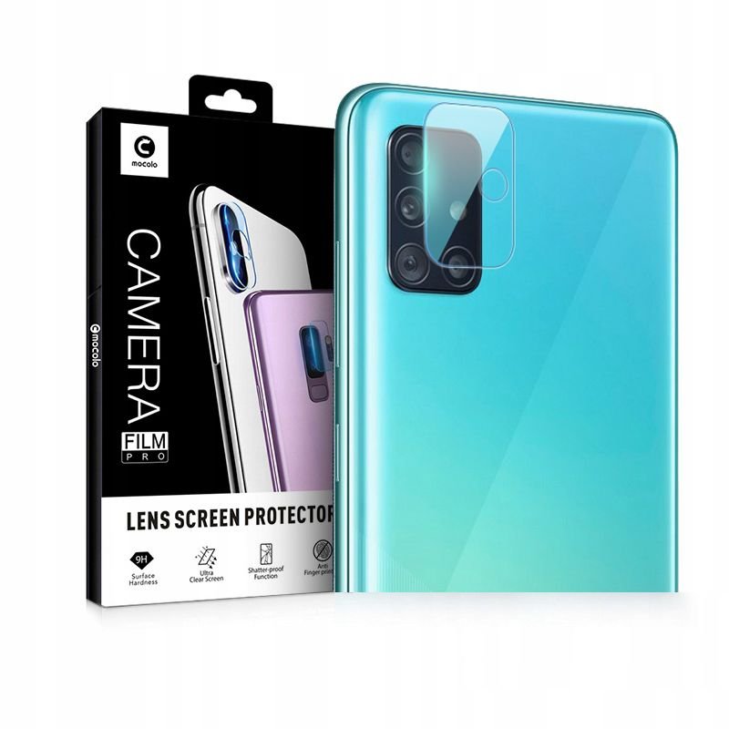 Mocolo Samsung Galaxy A51 TG+ 9H 2.5D Αντιχαρακτικό Γυαλί για την Κάμερα - Διάφανο