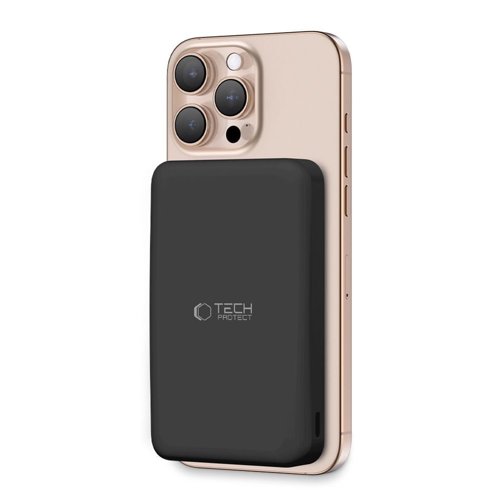 Tech - Protect PB24 Lifemag QI2 MagSafe PowerBank Μαγνητικό PowerBank Κινητού 10000 mAh - Black