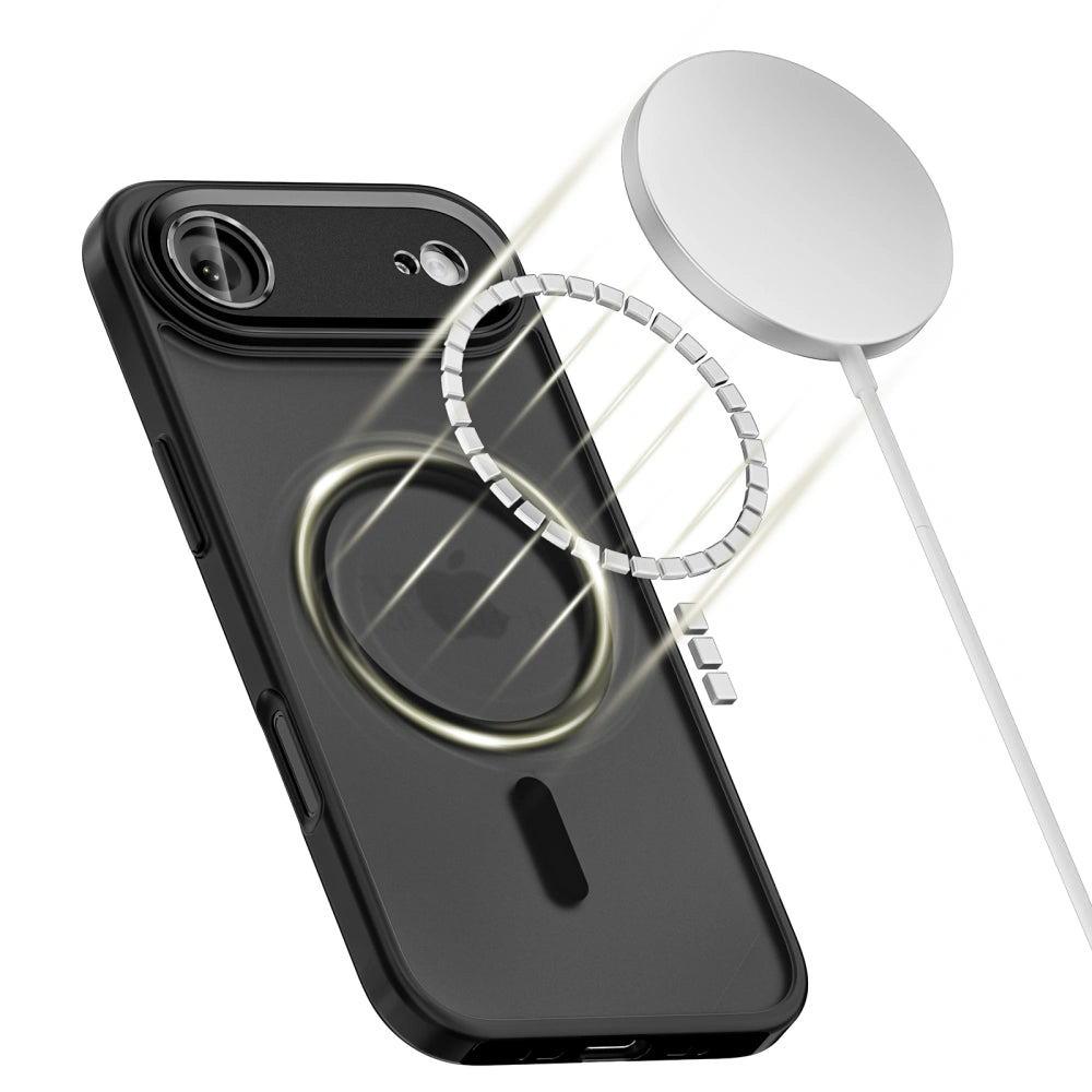 Tech - Protect iPhone Air - MagCam MagSafe - Σκληρή Θήκη με Πλαίσιο Σιλικόνης και Προστασία Κάμερας - Matte Black