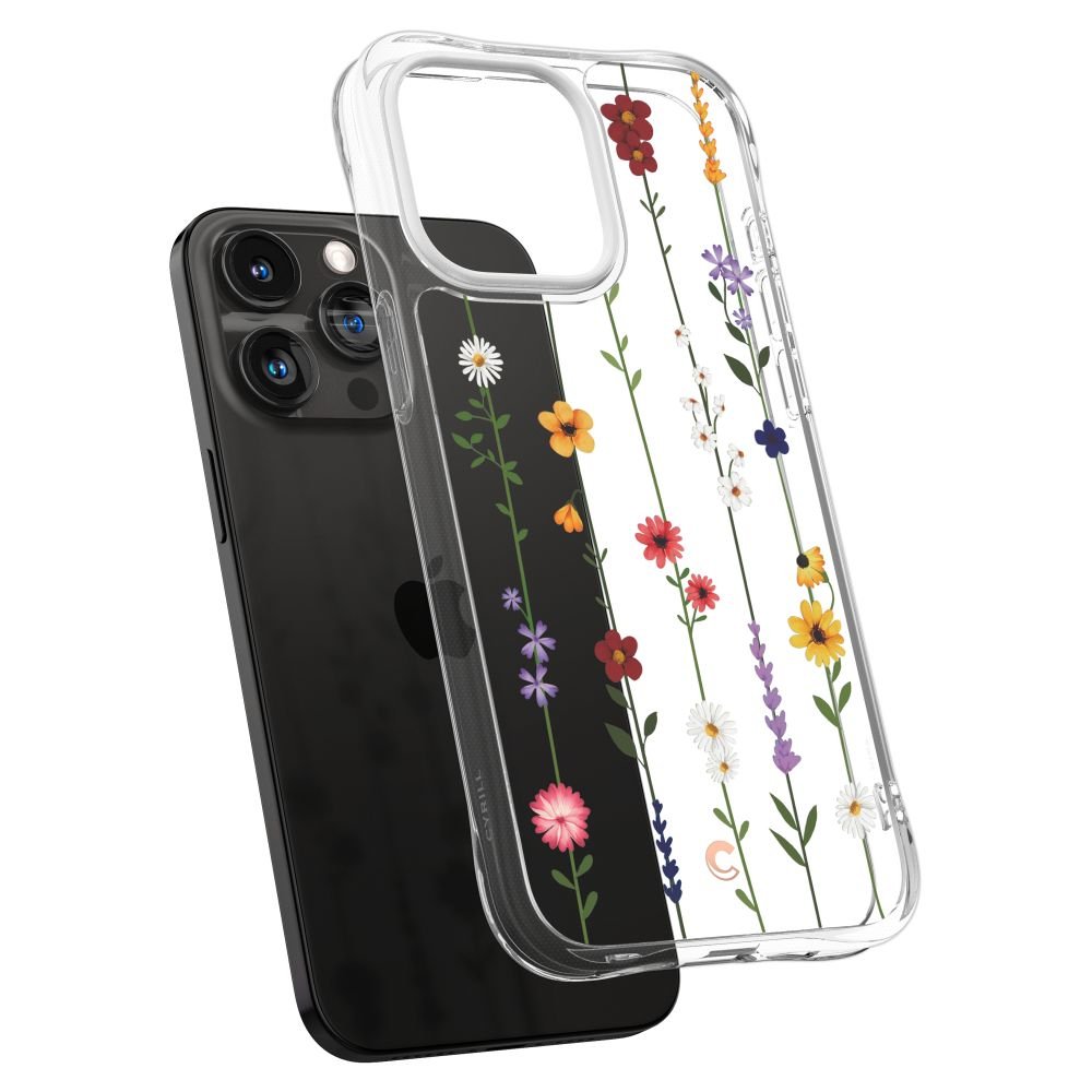 Spigen Cyrill iPhone 15 Pro Max Cecile Σκληρή Θήκη με Πλαίσιο Σιλικόνης - Flower Garden