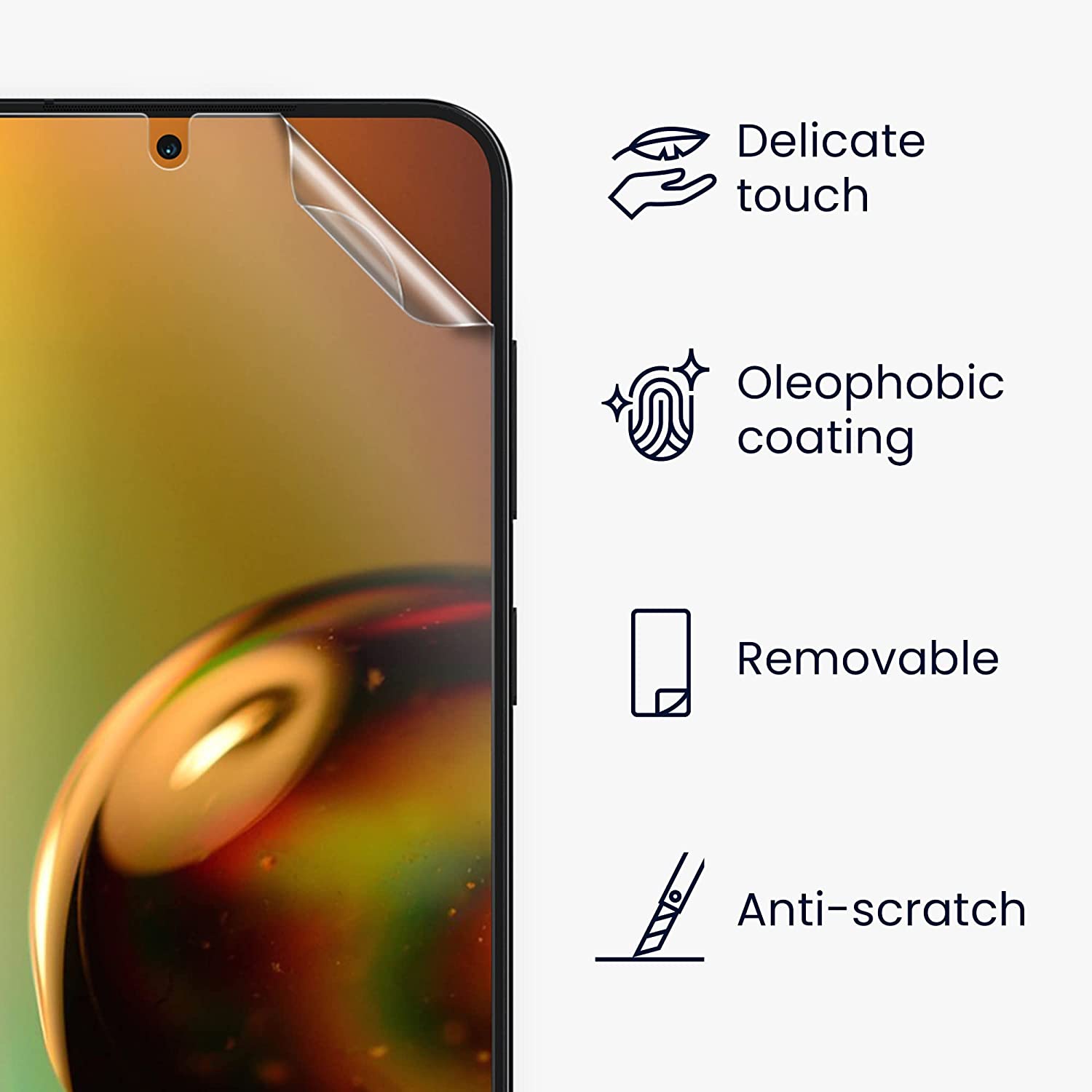 KW Samsung Galaxy S23 Plus - 3 Μεμβράνες Προστασίας Οθόνης - Διάφανες - 60301.1