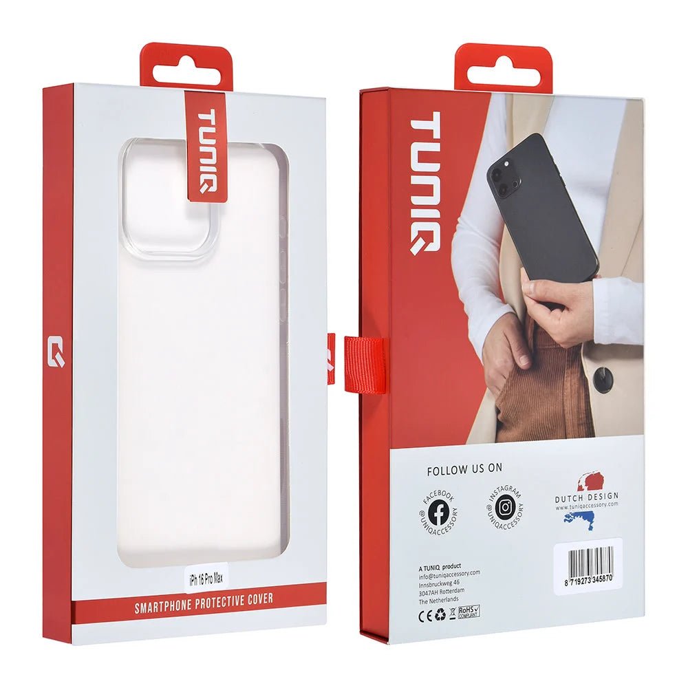 Tuniq iPhone 16 Pro Max Θήκη Σιλικόνης - Διάφανη