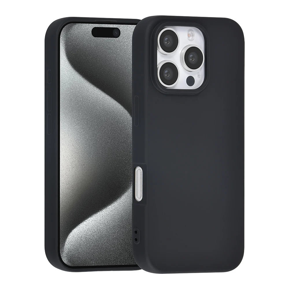 Tuniq iPhone 16 Pro Θήκη Σιλικόνης - Μαύρη