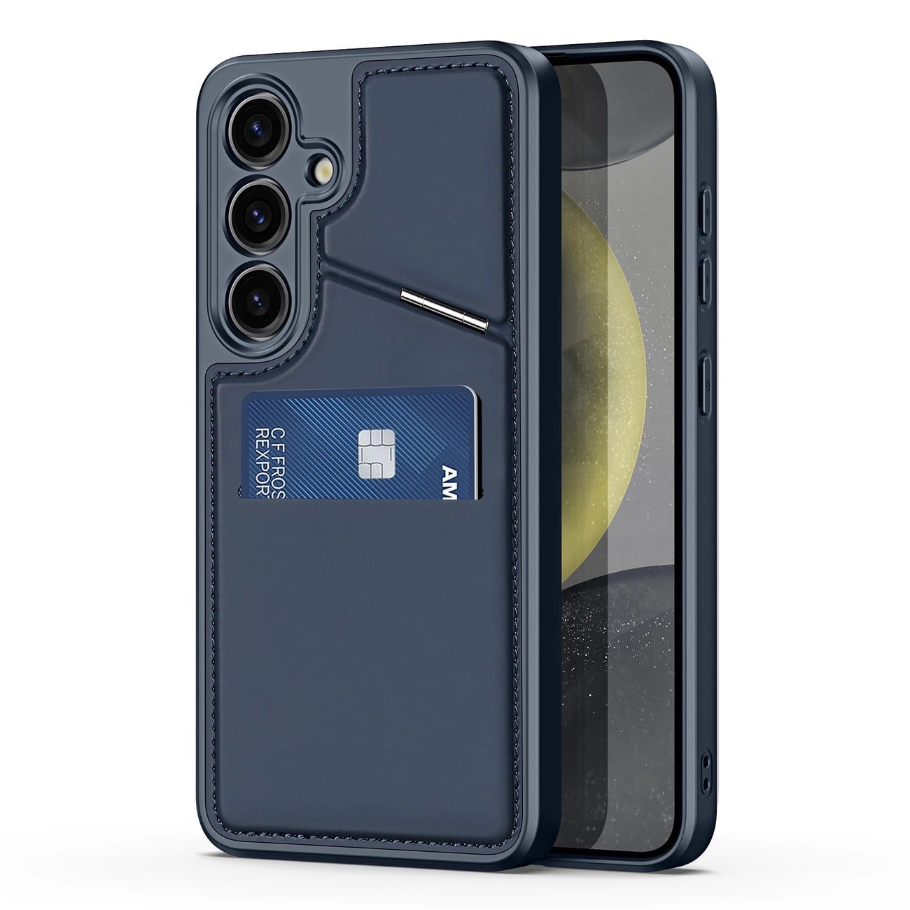 Dux Ducis Samsung Galaxy S24+ Rafi II Mag Anti - RFID Θήκη με Υποδοχή για Κάρτες / Stand και MagSafe - Blue