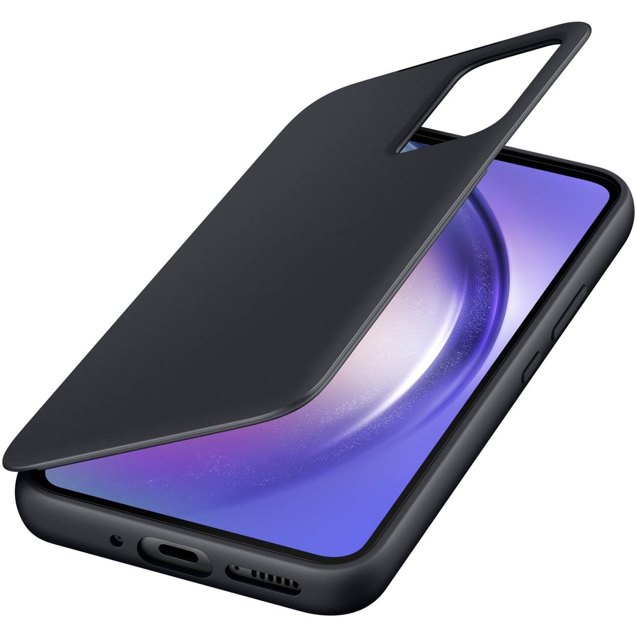 Samsung Smart View Cover Samsung Galaxy A54 5G Θήκη Πορτοφόλι - Black - EF - ZA546CBEGWW