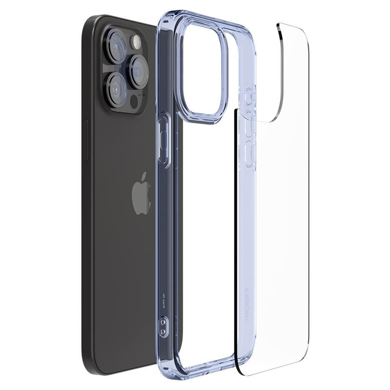 Spigen iPhone 15 Pro Ultra Hybrid Σκληρή Θήκη με Πλαίσιο Σιλικόνης - Sky Crystal