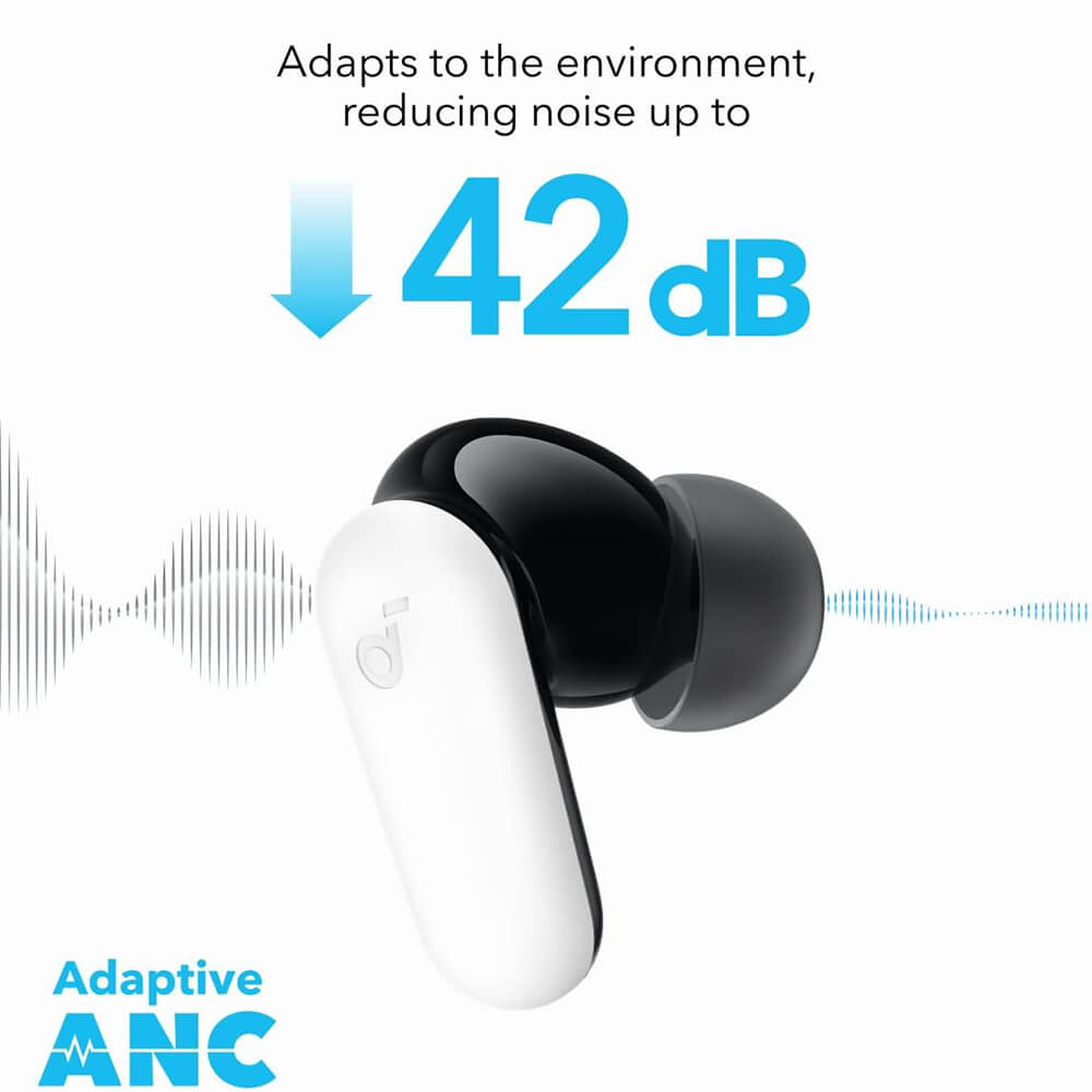 Anker SoundCore P30i - TWS Bluetooth 5.4 - Ασύρματα ακουστικά για Κλήσεις / Μουσική - White