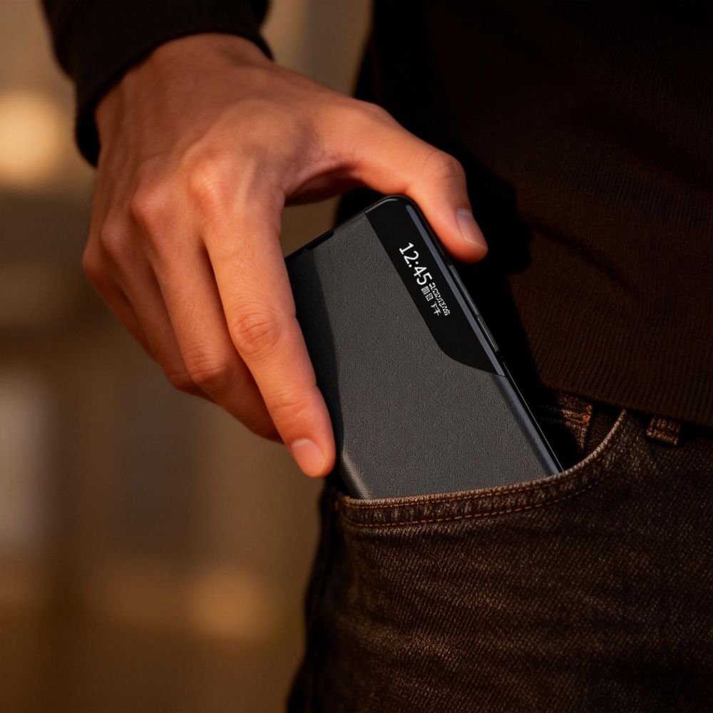 Tech - Protect Samsung Galaxy A37 5G - Θήκη Βιβλίο - Smart View - Black