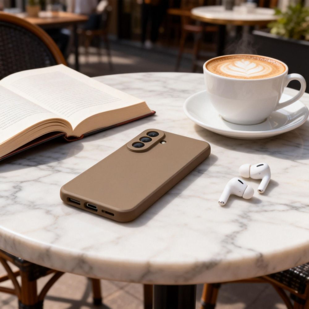 Tech - Protect Samsung Galaxy A57 5G - Θήκη Σιλικόνης - Icon - Brown