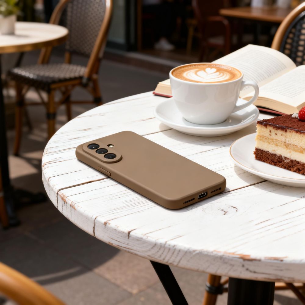 Tech - Protect Samsung Galaxy A37 5G - Θήκη Σιλικόνης - Icon - Brown