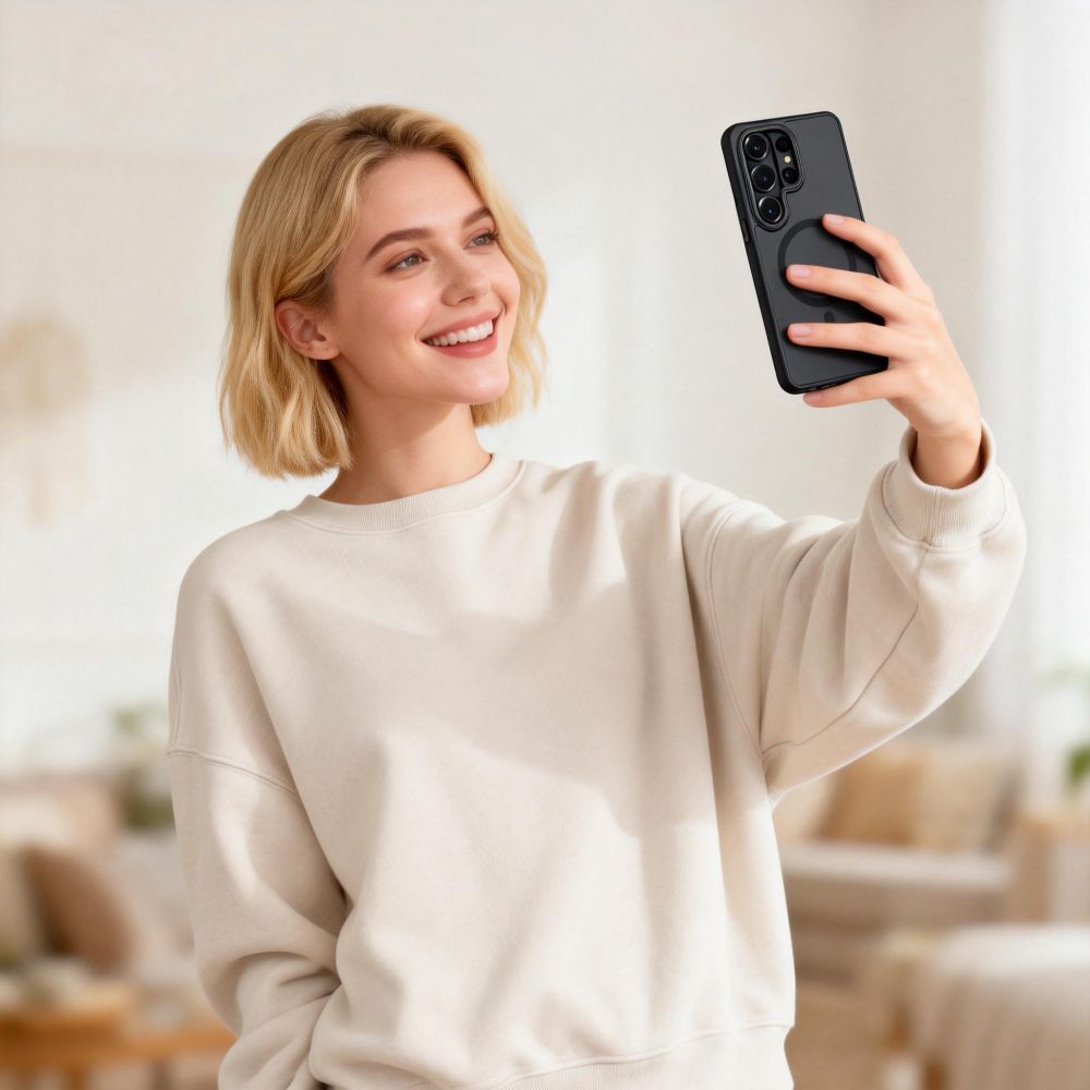 Tech - Protect Samsung Galaxy S26 Ultra - Σκληρή Θήκη με Πλαίσιο Σιλικόνης και MagSafe - MagCam - Matte Black